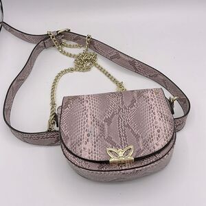 BCBG convertible snakeskin dory belt bag